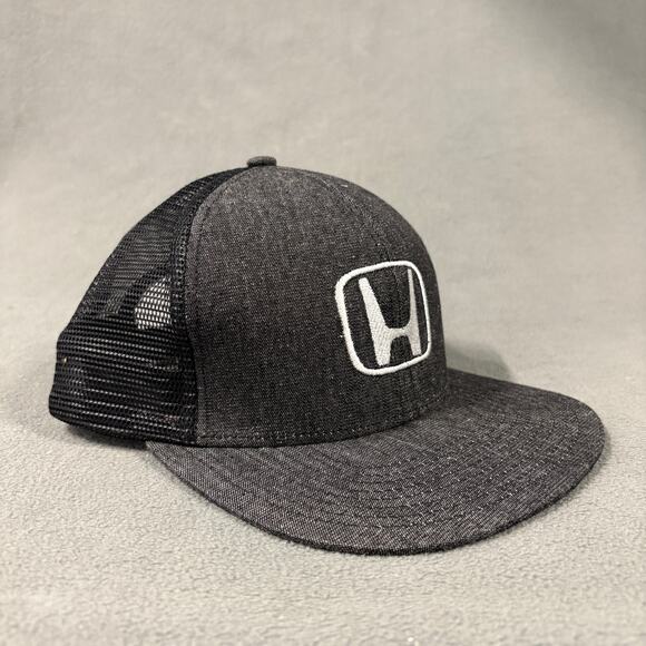 HONDA by MG Dark Gray and Black Adjustable Snapback OSFM - Picture 1 of 7